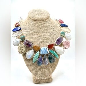 Stunning Semi Precious Necklace Pendant